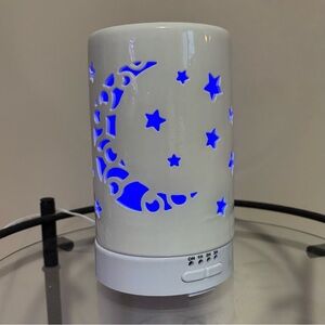 Ceramic Moon and Stars Night Light & Defuser